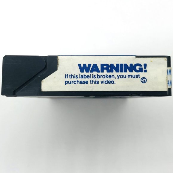 Vintage Lethal Weapon 3 VHS Movie Cassette Blockbuster Rental with Stickers - Picture 3 of 4